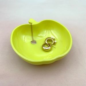 Chartreuse Apple Trinket Dish